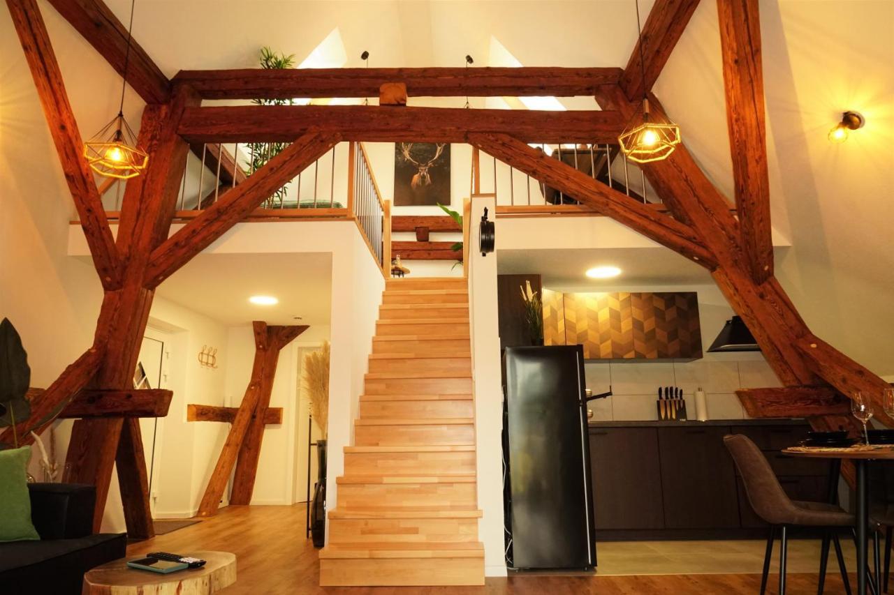 Galerie-Wohnung I Sanierter Pferdestall I Europapark I Boxspring I Nespresso كيبينهايم المظهر الخارجي الصورة