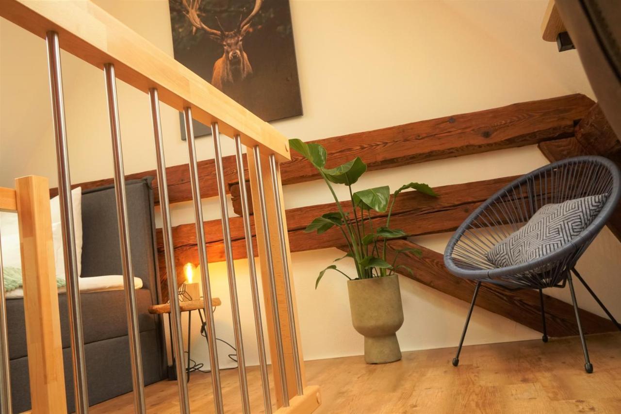 Galerie-Wohnung I Sanierter Pferdestall I Europapark I Boxspring I Nespresso كيبينهايم المظهر الخارجي الصورة