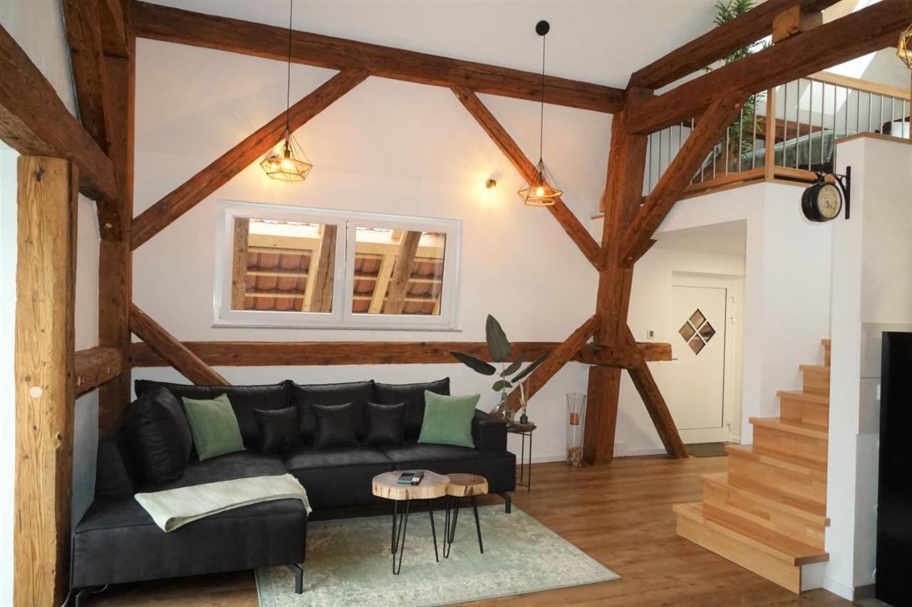 Galerie-Wohnung I Sanierter Pferdestall I Europapark I Boxspring I Nespresso كيبينهايم المظهر الخارجي الصورة